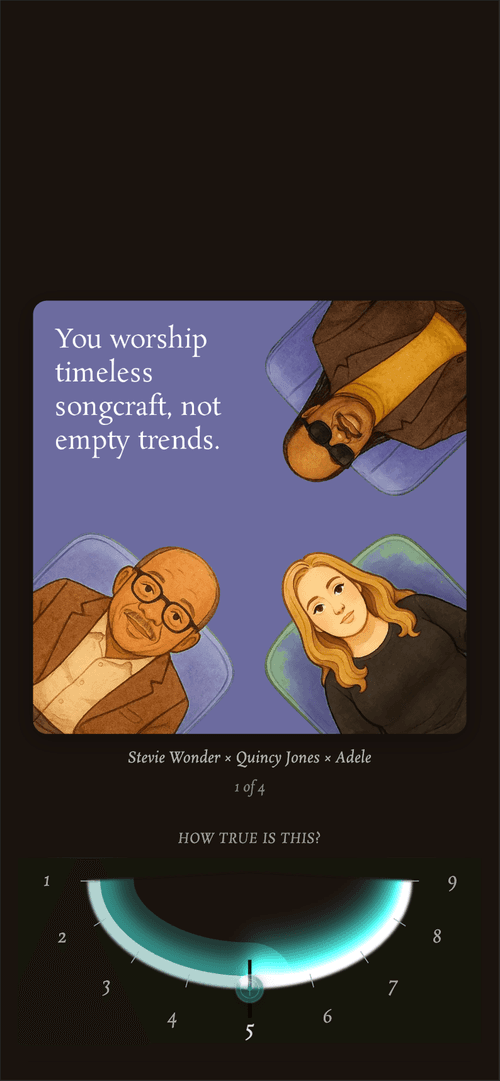 music personality result